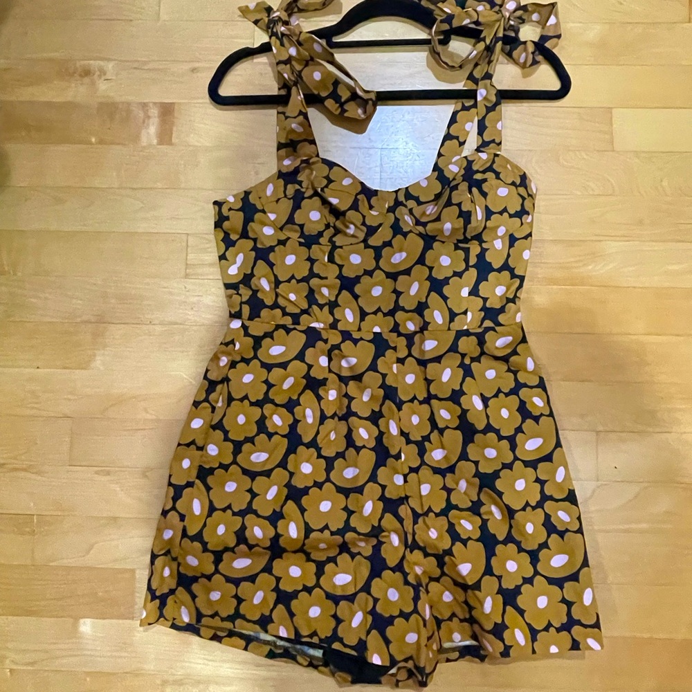 Anthropologie Hutch Floral Romper - Picture 2 of 8